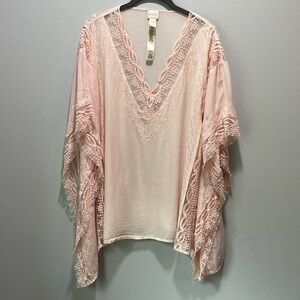 Chico's L/XL top, pale pink
